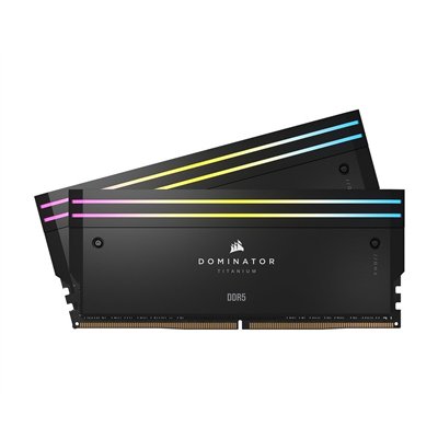 Corsair Dominator Titanium RGB XMP DDR5 32GB RAM με 2x16GB Modules και Ταχύτητα 6000 για Desktop CMP32GX5M2B6000C30