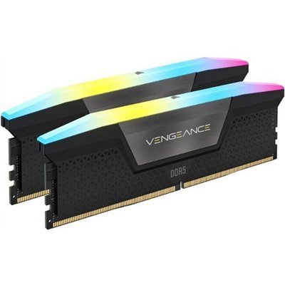Corsair Vengeance RGB XMP DDR5 64GB RAM με 2x32GB Modules και Ταχύτητα 5600 για Desktop CMH64GX5M2B5600C40