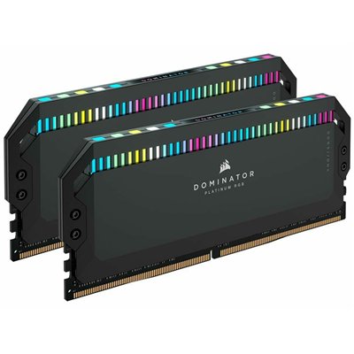 Corsair Dominator Platinum RGB DDR5 64GB RAM με 2x32GB Modules και Ταχύτητα 6600 για Desktop CMT64GX5M2B6600C32
