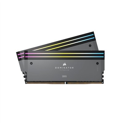 Corsair Dominator Titanium RGB EXPO DDR5 64GB RAM με 2x32GB Modules και Ταχύτητα 6000 για Desktop CMP64GX5M2B6000Z30