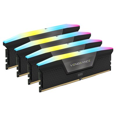 Corsair Vengeance RGB DDR5 192GB RAM με 4x48GB Modules και Ταχύτητα 5200 για Desktop CMH192GX5M4B5200C38