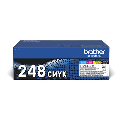 Brother TN-248VAL Γνήσιο Multipack Toner Laser Εκτυπωτή Μαύρο 4τμχ
