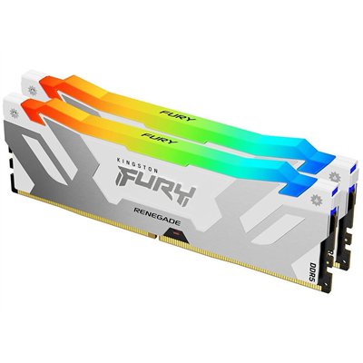 Kingston Fury Renegade RGB DDR5 64GB RAM με 2x32GB Modules και Ταχύτητα 6400 για Desktop KF564C32RWAK2-64