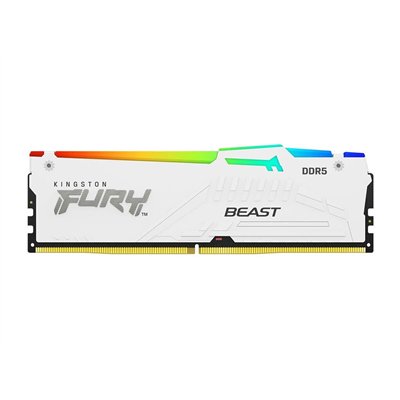 Kingston Fury Beast RGB DDR5 με Module 1x32GB και Ταχύτητα 6000 για Desktop KF560C30BWEA-32
