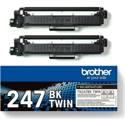 Brother TN-247BK Γνήσιο Multipack Toner Laser Εκτυπωτή Μαύρο High Yield 2τμχ (TN-247BKTWIN)