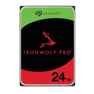 Seagate IronWolf Pro 24TB HDD Σκληρός Δίσκος 3.5" SATA III 7200rpm με 512MB Cache για NAS ST24000NT002