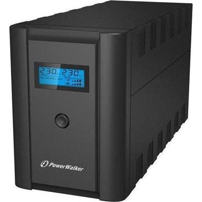 Powerwalker VI 2200 LCD UPS Line-Interactive 2200VA 1200W με 2 Schuko Πρίζες