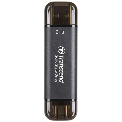 Transcend ESD310C 2TB USB 3.2 SSD Stick με σύνδεση USB-C & USB-A Μαύρο