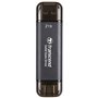 Transcend ESD310C 2TB USB 3.2 SSD Stick με σύνδεση USB-C & USB-A Μαύρο