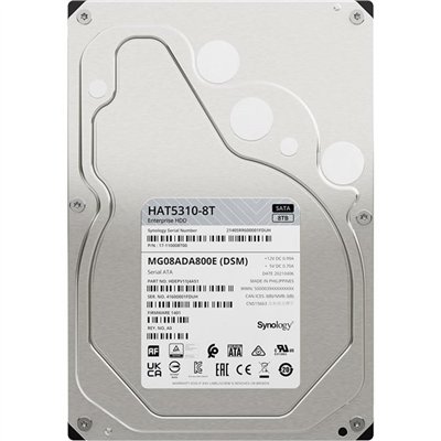 Synology HAT5310 8TB HDD Σκληρός Δίσκος 3.5" SATA III 7200rpm με 512MB Cache για NAS / Server HAT5310-8T