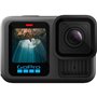GoPro Hero13 Action Camera 5K Λήψης 360° Υποβρύχια με Οθόνη 2.27" και Wi-Fi Μαύρη