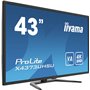 Iiyama Prolite X4373UHSU-B1 VA Monitor 43" 4K 3840x2160 με Χρόνο Απόκρισης 3ms GTG