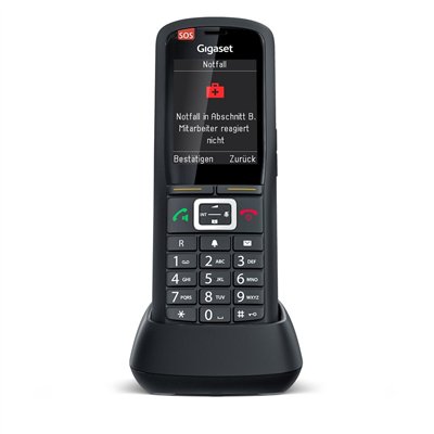 Gigaset Ενσύρματο Τηλέφωνο IP Μαύρο