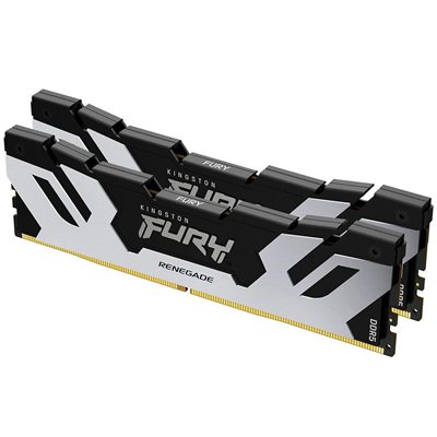 Kingston Fury Renegade Silver DDR5 96GB RAM με 2x48GB Modules και Ταχύτητα 6400 για Desktop KF564C32RSK2-96