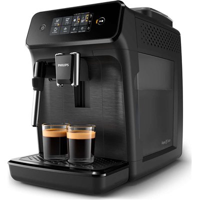 Philips Series 1200 Αυτόματη Μηχανή Espresso 1500W Πίεσης 15bar με Μύλο Άλεσης Μαύρη