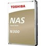 Toshiba N300 Bulk 18TB HDD Σκληρός Δίσκος 3.5" SATA III 7200rpm με 128MB Cache για NAS Bulk HDWG51JUZSVA