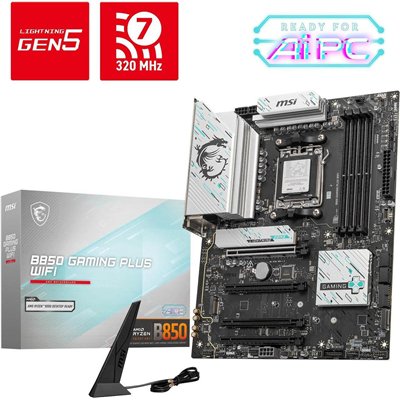 MSI B850 GAMING PLUS WIFI Motherboard ATX με AMD AM5 Socket