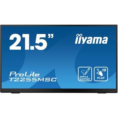 Iiyama T2255MSC-B1 IPS Touch Monitor 21.5" FHD 1920x1080 με Χρόνο Απόκρισης 5ms GTG