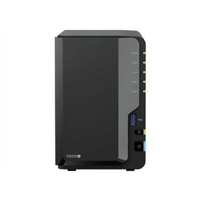 Synology DiskStation DS225+ NAS Tower με 2 θέσεις για HDD/SSD και 2 θύρες Ethernet