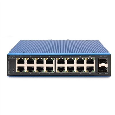 Digitus DN-651138 Unmanaged L2 Switch με 16 Θύρες Gigabit (1Gbps) Ethernet και 2 SFP Θύρες