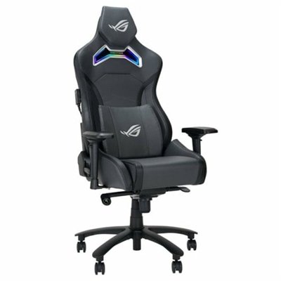 Asus ROG Chariot X Καρέκλα Gaming Δερματίνης με Ρυθμιζόμενα Μπράτσα και RGB Φωτισμό Μαύρη