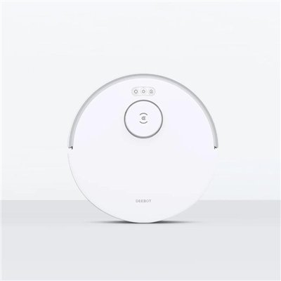 Ecovacs Deebot N20 Σκούπα Ρομπότ για Σκούπισμα & Σφουγγάρισμα με Χαρτογράφηση και Wi-Fi Λευκή