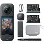 Insta360 X5 Action Camera 8K Essentials Bundle με Οθόνη και Wi-Fi Μαύρη