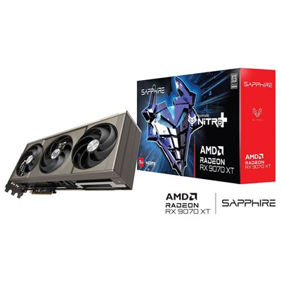 Sapphire Radeon RX 9070 XT 16GB GDDR6 NITRO+ Κάρτα Γραφικών 11348-01-20G