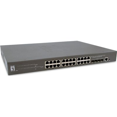 Level One GTP-2871 Managed L3 Switch με 28 Θύρες Gigabit (1Gbps) Ethernet και 4 SFP Θύρες