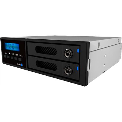 Raidon internal RAID system for 2x 2.5-inch SATA HDD/SSD with RAID 0, 1 Μαύρο (IR2022)