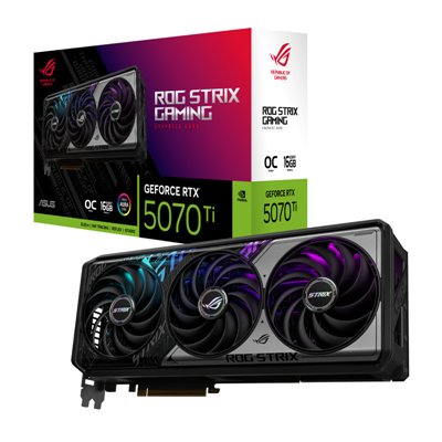 Asus GeForce RTX 5070 Ti 16GB GDDR7 ROG Strix OC Edition Κάρτα Γραφικών 90YV0M90-M0NA00