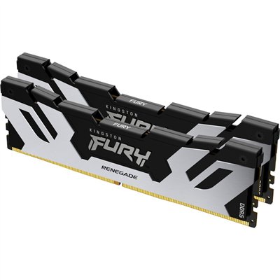 Kingston Fury Renegade Silver DDR5 64GB RAM με 2x32GB Modules και Ταχύτητα 6400 για Desktop KF564C32RSK2-64