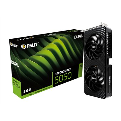 Palit GeForce RTX 5050 8GB GDDR6 Dual Κάρτα Γραφικών NE65050019P1-GB2070D