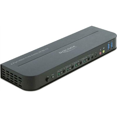 DeLock KVM Switch 4K 60 Hz with USB 3.0 and Audio