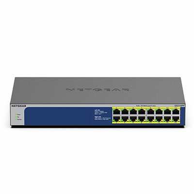 NetGear GS516PP Unmanaged L2 PoE+ Switch με 16 Θύρες Gigabit (1Gbps) Ethernet