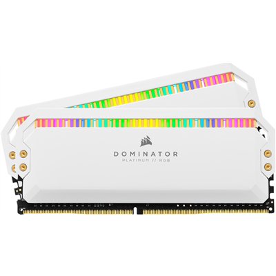 Corsair Dominator Platinum RGB DDR4 16GB RAM με 2x8GB Modules και Ταχύτητα 3200 για Desktop CMT16GX4M2C3200C16W