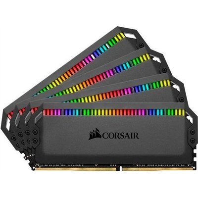 Corsair Dominator Platinum RGB DDR4 32GB RAM με 4x8GB Modules και Ταχύτητα 3200 για Desktop CMT32GX4M4C3200C16