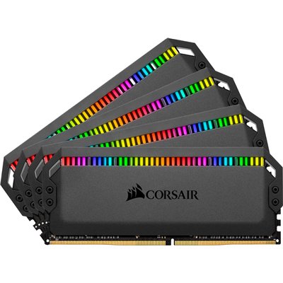 Corsair Dominator Platinum RGB DDR4 32GB RAM με 4x8GB Modules και Ταχύτητα 3600 για Desktop CMT32GX4M4C3600C18