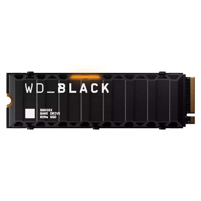Western Digital Black SN850X With Heatsink SSD 4TB M.2 NVMe PCI Express 4.0 WDS400T2XHE