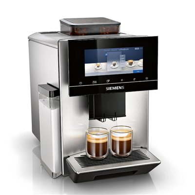 Siemens Eq.900 Αυτόματη Μηχανή Espresso 1500W Πίεσης 19bar για Cappuccino με Μύλο Άλεσης Ασημί