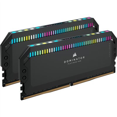 Corsair Dominator Platinum RGB DDR5 32GB RAM με 2x16GB Modules και Ταχύτητα 6000 για Desktop CMT32GX5M2E6000C36