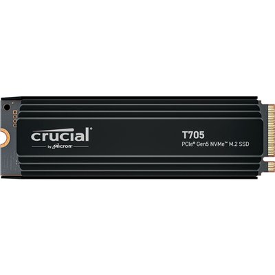 Crucial T705 with heatsink SSD 2TB M.2 NVMe PCI Express 5.0 CT2000T705SSD5