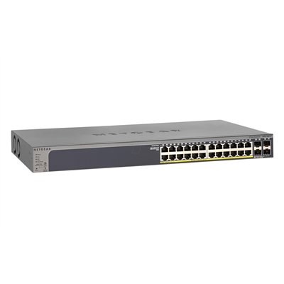 NetGear GS728TP v3 Managed L2 PoE+ Switch με 24 Θύρες Gigabit (1Gbps) Ethernet και 4 SFP Θύρες