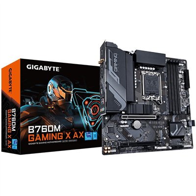Gigabyte B760M Gaming X AX DDR4 rev. 1.2 Wi-Fi Motherboard Micro ATX με Intel 1700 Socket