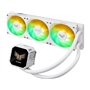 Asus TUF GAMING LC III 360 LCD Υδρόψυξη Επεξεργαστή 120mm για Socket AM4/AM5/1700/1200 με ARGB Φωτισμό Λευκή