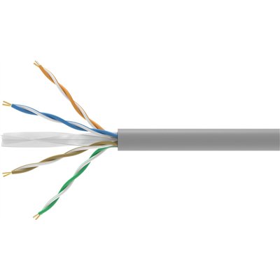 Equip U/UTP Cat.6 Καλώδιο Δικτύου Ethernet χωρίς ακροδέκτες 305m Γκρι 1τμχ 404535