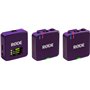 Rode Wireless GO Gen3 Ασύρματο Πυκνωτικό Μικρόφωνο Πέτου, Clip On Δημοσιογραφικό σε Μωβ Χρώμα