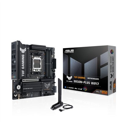 Asus TUF GAMING B850M-PLUS WIFI7 Motherboard Micro ATX με AMD AM5 Socket 90MB1MU0-M0EAY0