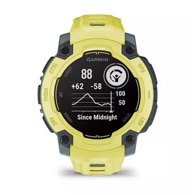 Garmin Instinct E 45mm Αδιάβροχο Smartwatch με Παλμογράφο (Electric Lime with Electric Lime Band)