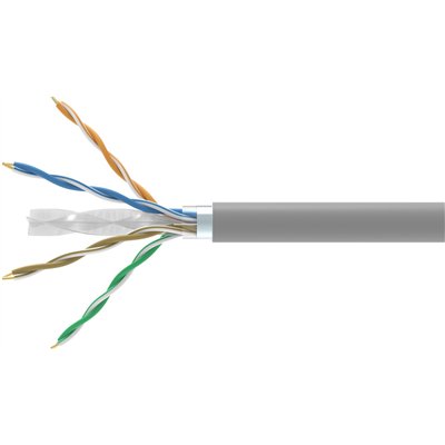 Equip F/UTP Cat.6 Καλώδιο Δικτύου Ethernet χωρίς ακροδέκτες 305m Γκρι 1τμχ 404539